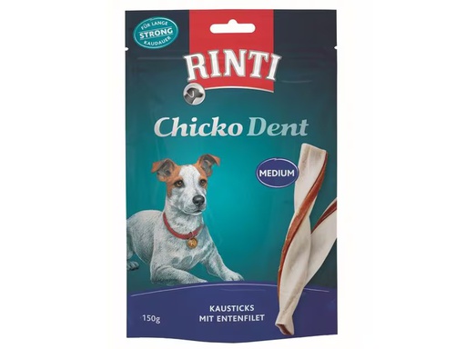 [90348604 1691088] Rinti Kausticks Chicko Dent M, Ente, 150 g