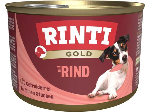 [90348670 1691059] Rinti Nassfutter Dose Gold mit Rind, 185 g