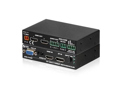[90055010 343704] PureLink Presentation Switcher Luxi LU-SHD-310SM Multiformat