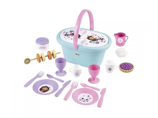 [90348711 1691757] Smoby Spiel-Geschirr Gabby's Dollhouse Picknickkorb