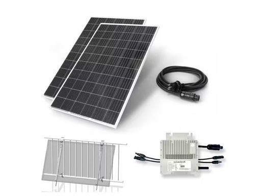 [90348757 1711037] autosolar Solaranlage Balkonkraftwerk 600W, W-Halter
