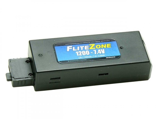 [90349141 1710341] FliteZone RC-Akku LiPo 1200 mAh 7.4 V Hughes MD500