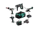Metabo Akku-Maschinen Set Bauhandwerk, 125 Quick+SSW 18 LTX 200+ULA