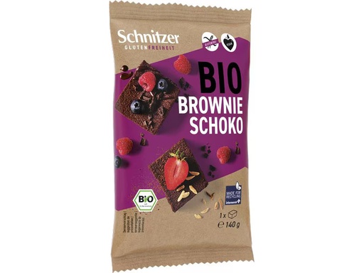 [90349429 1716541] Schnitzer Gebäck Bio Veganer Schoko Brownie 140 g
