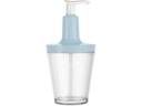 Koziol Seifenspender Flow 250 ml, Blau/Transparent
