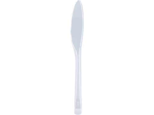 [90349449 1689714] FURBER Kunstoff-Messer 25 Stück, Transparent