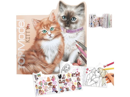 [90349464 1712020] Depesche Malbuch Kitty Top Model