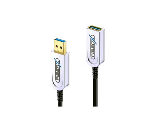 [90349471 1656360] FiberX USB 3.1-Verlängerungskabel FX-I650 AOC USB A - USB A 25 m