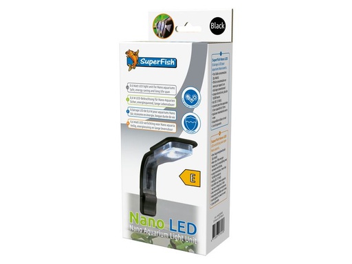 [90349546 1707579] SuperFish Aquarienleuchte Nano Led Schwarz