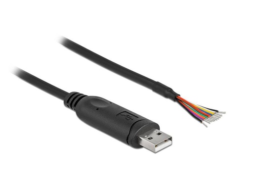 [90055102 1214761] Delock USB 2.0-Adapterkabel USB A - Offen 1 m