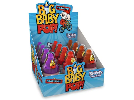 [90349651 1716665] Bazooka Bonbons Big Baby Pop 12 x 32 g