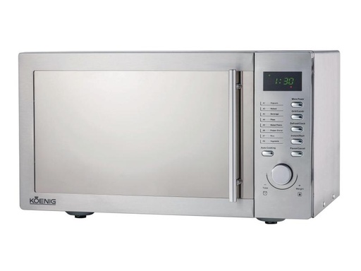 [90055122 925320] Koenig Mikrowelle mit Grill B01104 Silber