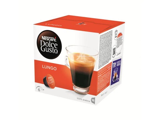 [90055124 1084077] Nescafé Kaffeekapseln Dolce Gusto Lungo 16 Stück