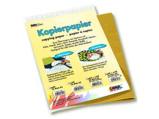 [90055128 568755] Büromaterial Kohlepapier 31 x 40 cm Weiss 10 Stück