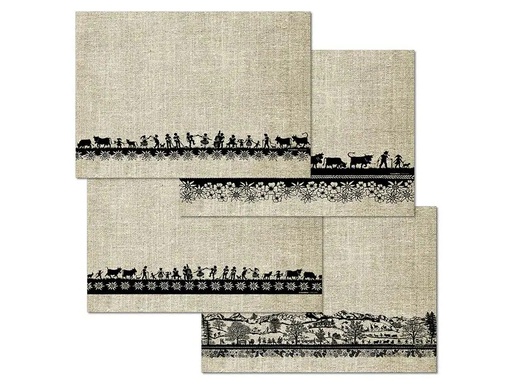 [90349965 1714763] Trendform Tischset Swiss Tradition 3, 29.7 cm x 42 cm, Beige