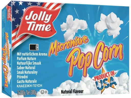 [90055135 995244] Jolly Time Pop Corn Nature Mikrowelle 300 g