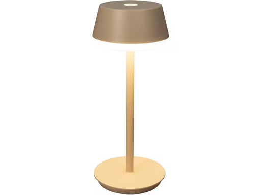 [90350033 1717529] Konstsmide USB-Tischleuchte Lyon Sand, 2700-4000 K / RGB dimmbar
