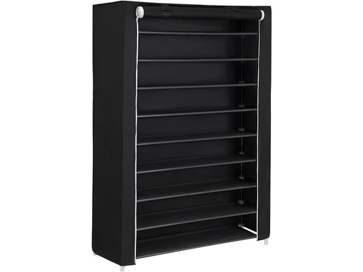 [90350038 1706230] Songmics Schuhschrank  mit Rolltür 100 x 28 x 162 cm, Schwarz