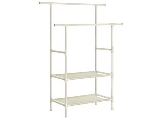 [90350140 1706240] Songmics Garderobenständer 112 x 49 x 177 cm, Weiss