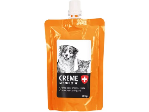[90350188 1682294] naturaDog Snack Dog &amp; Cat Creme mit Poulet, 100 g