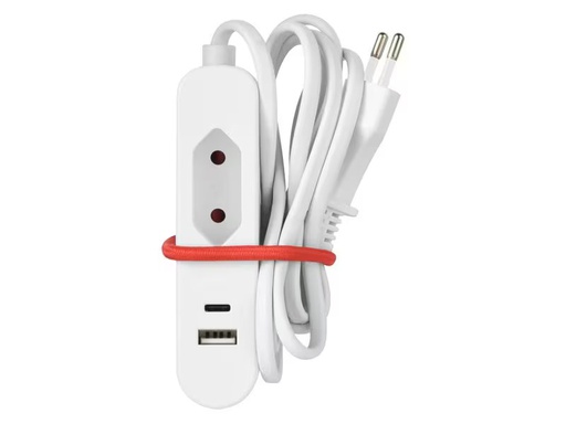 [90350215 1713066] SKROSS Steckdosenleiste 1 x Euro-Steckdose, USB-A+C, 1.5 m