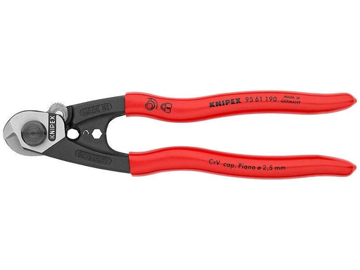 [90055163 695721] Knipex Drahtseilschere 190 mm poliert