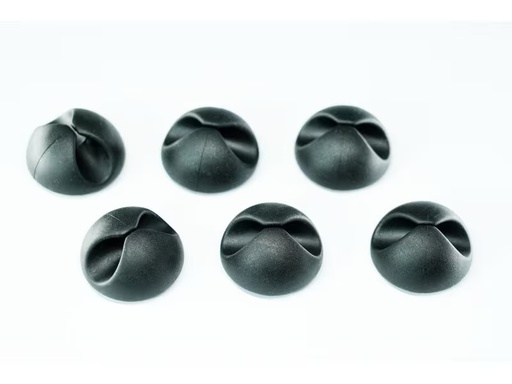 [90350250 1713051] Schönenberger Beans Kabelhalterungen, Ø 29 mm, Schwarz