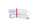 SKROSS Steckdosenleiste Travel Station, 1xEU-Dose, 2xUSB-C, 1.5 m