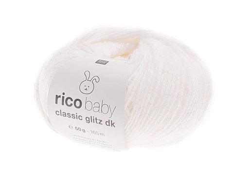 [90055175 945211] Rico Design Wolle Baby Classic Glitz dk 50 g Weiss
