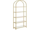 VASAGLE Regal 30.2 x 83 x 1 cm, Gold