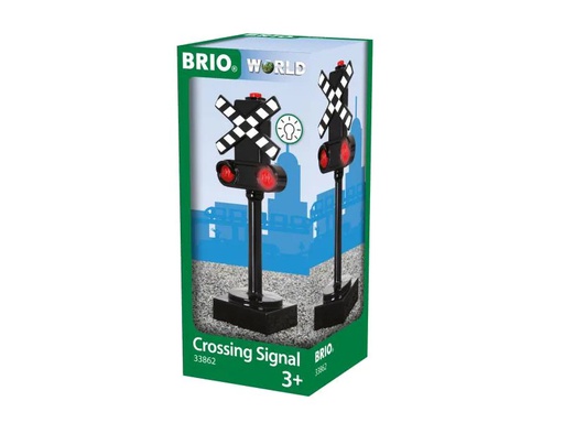 [90055181 640667] BRIO Eisenbahn Blinkendes Bahnsignal