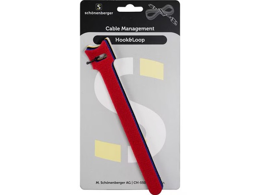 [90350434 1713064] Schönenberger Hook &amp; Loop Kabelhalterungen, 150 mm, Mehrfarbig