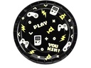 Partydeco Einwegteller Game 23 cm, 6 Stück