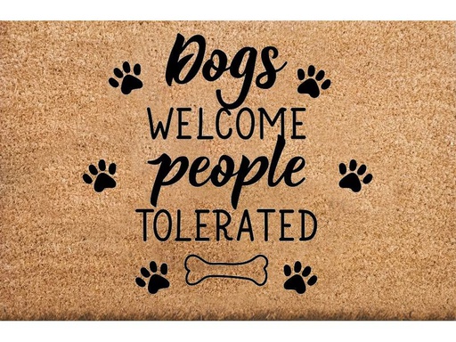 [90350746 1709185] Conceptum Hypnose Fussmatte Dogs are.. 40 cm x 60 cm
