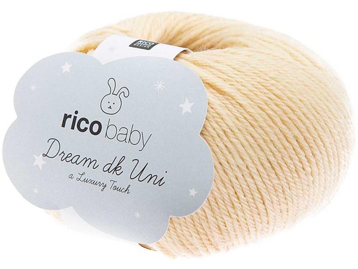 [90055214 1156757] Rico Design Wolle Baby Dream Uni dk 50 g, Crème