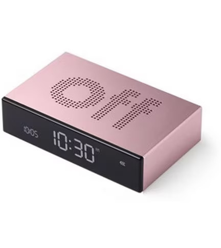 [90350772 1696822] Lexon Digitalwecker Flip Premium Rosa