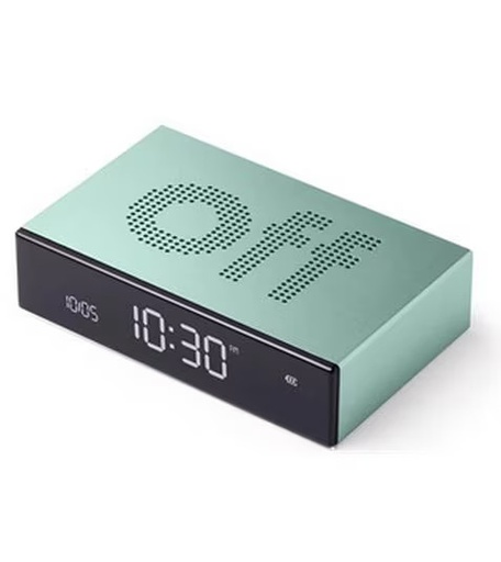 [90350783 1696823] Lexon Digitalwecker Flip Premium Mint