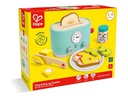 Hape Spiel-Haushaltsgerät Pop-up-Toaster-Set Kling