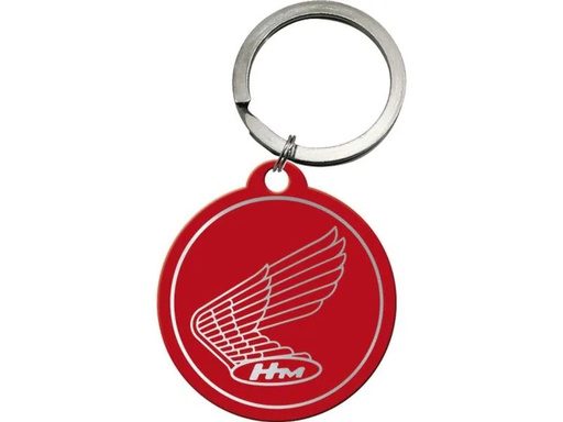 [90350880 1685879] Nostalgic Art Schlüsselanhänger Honda Ø 4 cm, Rot