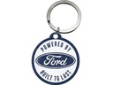 Nostalgic Art Schlüsselanhänger Ford Ø 4 cm, Blau/Weiss