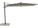 Suncomfort by Glatz Sonnenschirm Varioflex Solar LED, 300 x 300 cm, Light Grey
