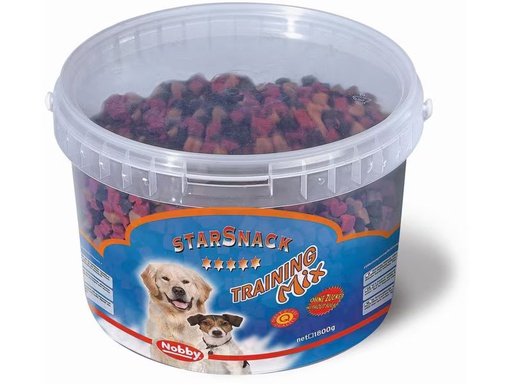 [90351010 1702403] Nobby Leckerli StarSnack Training Mix Eimer, 1.8 kg