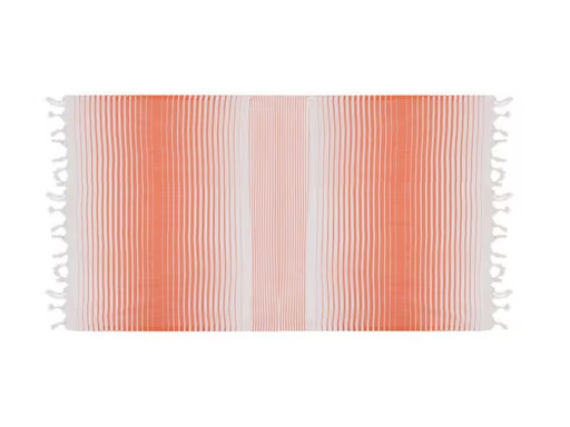 [90351019 1708794] Foutastic Strandtuch Golge Orange; Weiss