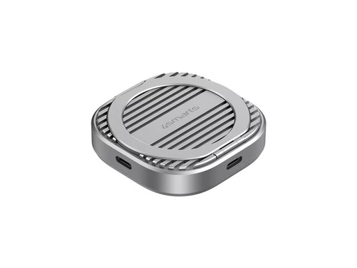 [90351111 1717771] 4smarts Magnetisches SSD-Gehäuse Kickstand MagSafe-kompatibel grau