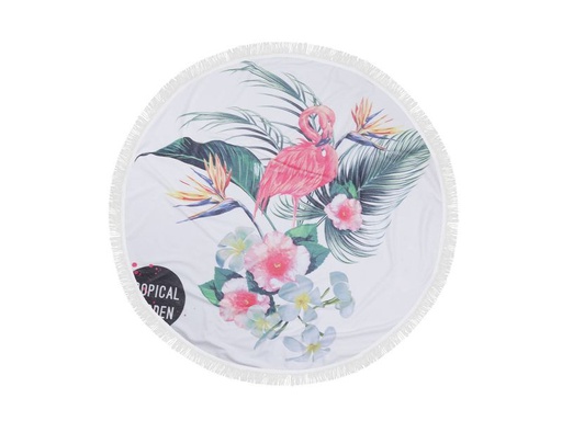 [90351131 1708774] Foutastic Strandtuch Circle Flamingo, Mehrfarbig