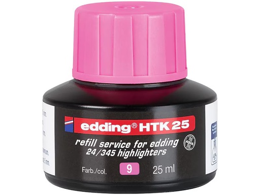 [90351204 1716910] edding Nachfülltinte HTK25 25 ml, Rosa