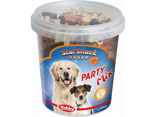 [90351307 1702400] Nobby Leckerli StarSnack Party Mix Dose, 500 g