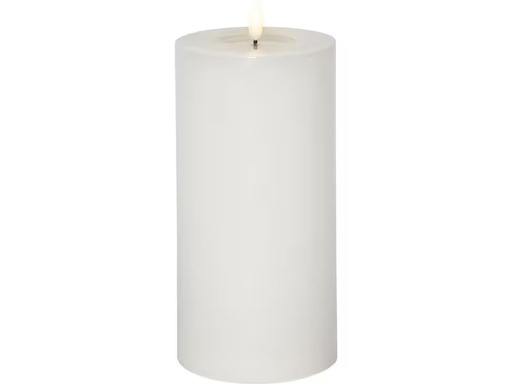[90351315 1716971] Star Trading LED-Kerze Pillar Flow Big, 22.5 cm, Weiss