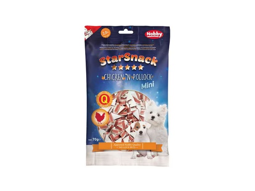 [90351352 1702415] Nobby Leckerli StarSnack MINI Chicken`n Pollock, 70 g