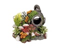 Nobby Aqua Ornaments Helm mit Pflanzen 13.5 x 11 x 12 cm